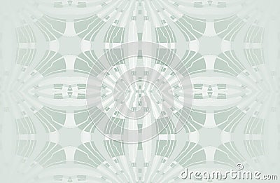 Seamless ellipses ornaments with wiggly lines light gray shiny Stock Photo