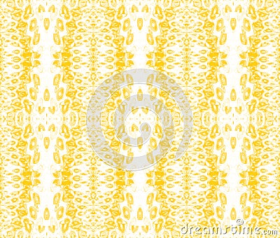 Seamless ellipses pattern yellow orange beige vertically Stock Photo