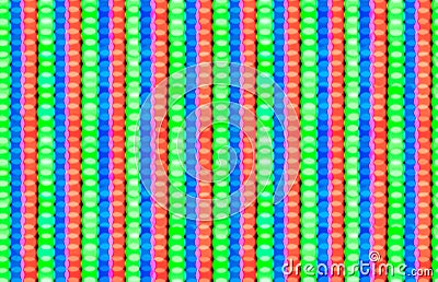 Seamless endless pattern of RGB led diode display panel Stock Photo