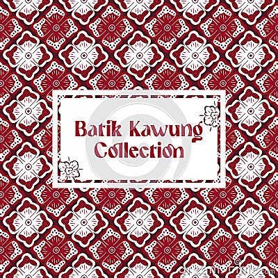 seamless ethnic indonesian batik Vector Illustration