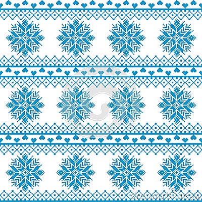 Seamless fabric. The occasion. Merry Christmas and happy New year. Pixels. Stock Photo