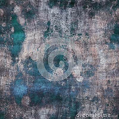 Seamless faded grungy ragged earthy fabric texture Cartoon Illustration