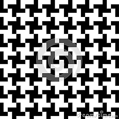 Seamless fashion trend pattern. Goose feet ,dog tooth Vector Illustration