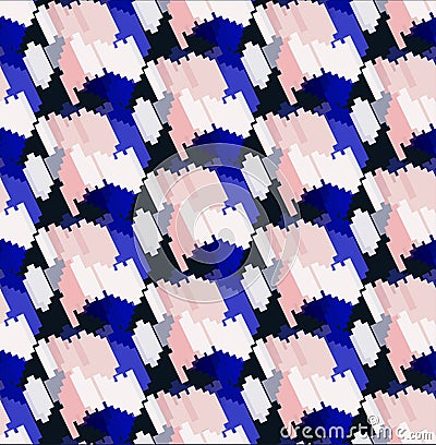 Seamless fashionable geometric pattern Stock Photo