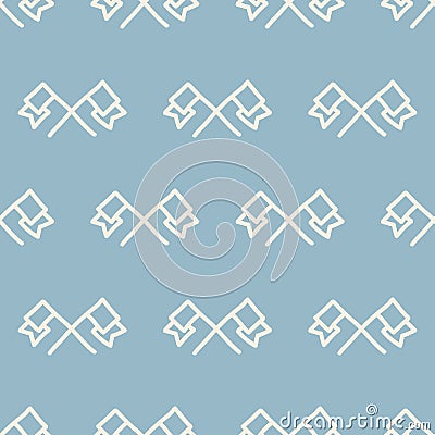 seamless flag pattern Vector Illustration