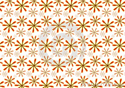 Seamless Floral Background Pattern Vector Illustration