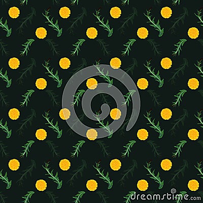 Seamless floral pattern Vector Illustration