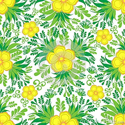 Seamless floral pattern Vector Illustration