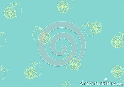 Seamless fruits pattern,Fruit backgrounds,Vector Stock Photo