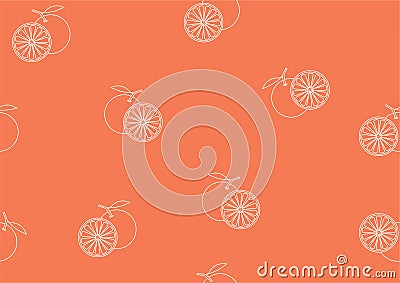 Seamless fruits pattern,Fruit backgrounds,Vector Stock Photo