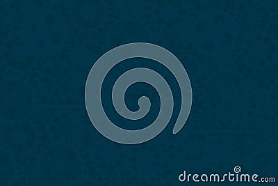 Seamless gears pattern dark blue tech background. Industrial mechanics texture. Vector flat design drawing web page fill backdrop Vector Illustration