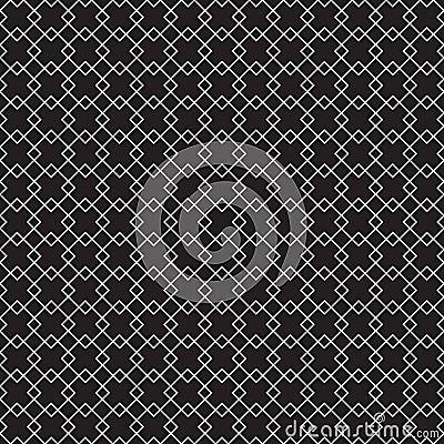 Seamless geometric art deco overlapping square pattern background Stock Photo