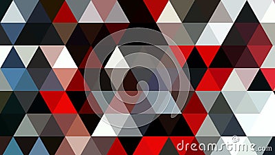 geometric background, abstract, color palette. Shades of red, white mosaic with circle, triangle, rectangle, hexagon shapes Cartoon Illustration