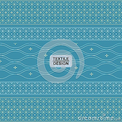 Seamless geometric background motif ulos batak. seamless traditional textile bandhani sari border. Vector Illustration