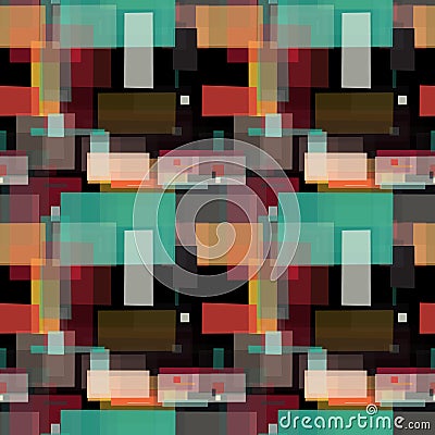 Seamless geometric pattern. Vector Illustration