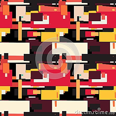 Seamless geometric pattern. Vector Illustration