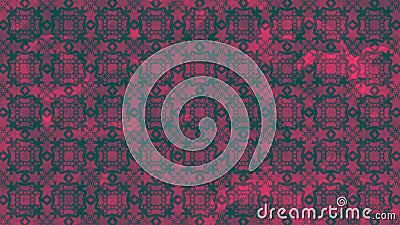 A seamless geometric pattern featuring interlocking hexagonal and star shapes Stock Photo