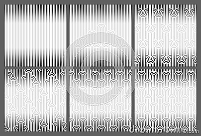 Seamless geometric striped background for Text. Template with Copy space. Background with abstract geometric pattern Vector Illustration