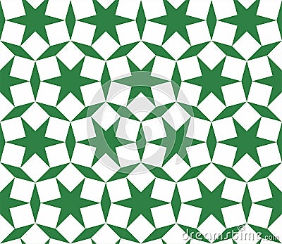 Seamless geometrical islamic ornament - girih Vector Illustration