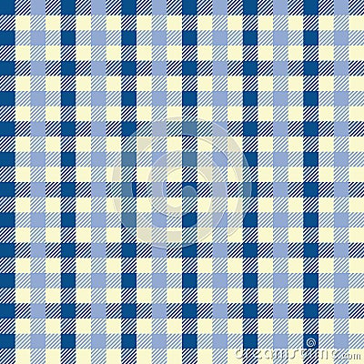 Seamless Gingham Pattern Stock Photo