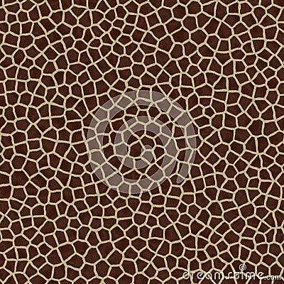 Seamless Giraffe Skin Texture Stock Photo