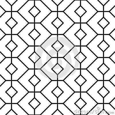 Seamless Girih Geometric pattern. Stock Photo