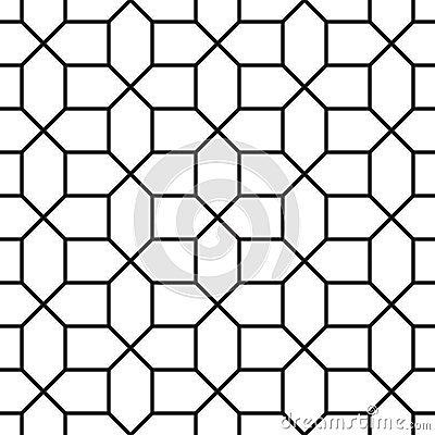 Seamless Girih Geometric pattern. Stock Photo