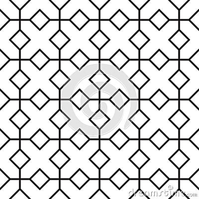 Seamless Girih Geometric pattern. Stock Photo