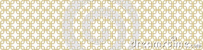 Seamless gold pattern on a white background. Golden weave. Illustration for backgrounds, banners, advertising and creative design Vector Illustration