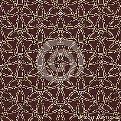 Seamless Pattern in Arabian Style Stock Photo