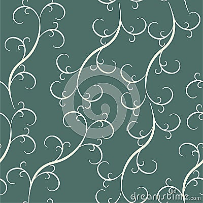 Seamless grass pattern. Vector background grass. Vector Illustration