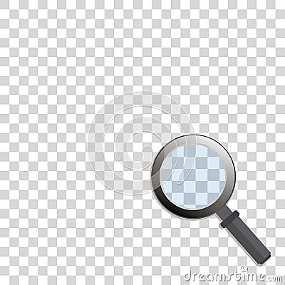 Seamless gray-white background in a cage. Magnifier. Grid transparency effect. Chess Board abstract background for Vector Illustration