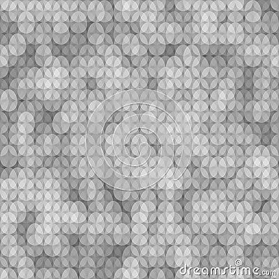 Seamless grayscale pattern Easter card Vector Illustration