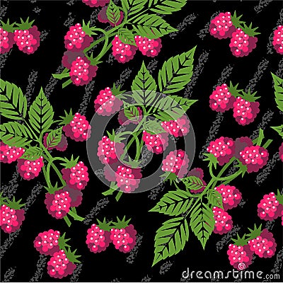 Seamless grunge berry texture 529 Vector Illustration