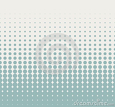 Seamless halftone background Vector Illustration