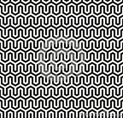 Seamless hexagonal geometric pattern texture background. Stock Photo