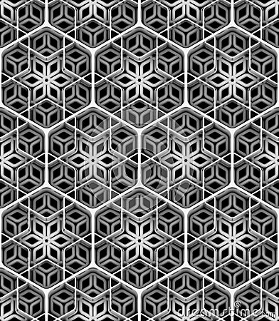 Seamless hexagonal pattern Stock Photo