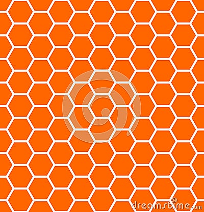 Seamless hexagons texture. Honeycomb pattern. Vector Illustration