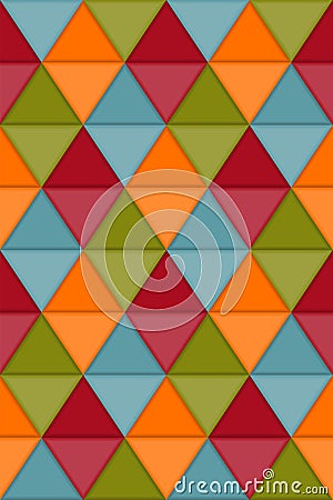 Seamless Hipster Geometric Pattern Vector Illustration