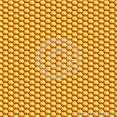 Seamless honeycomb pattern Stock Photo