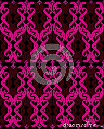 Seamless hot pink black Stock Photo