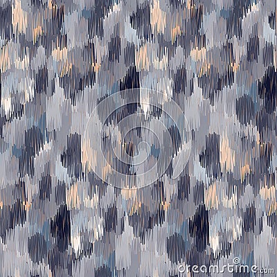 Seamless Ikat Pattern Vector Illustration