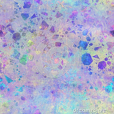 Seamless iridescent rainbow light pattern for print Cartoon Illustration