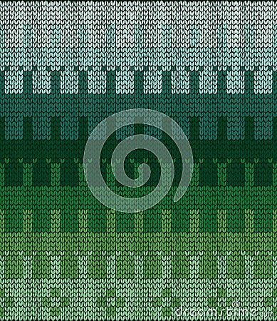 Seamless knit sweater pattern_4 Stock Photo