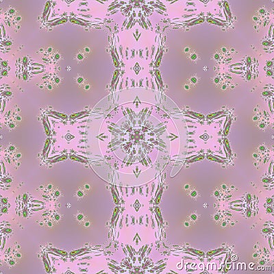 Seamless line old pink colored pattern Stock Photo