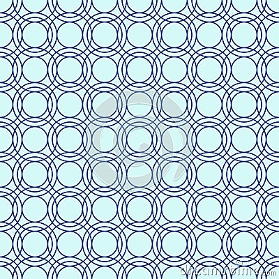 Seamless line pattern, abstract geometric background in navy blue and turquoise colors. Vector Illustration