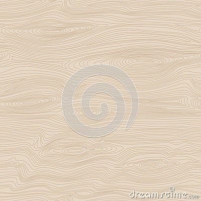 Seamless linear pattern with light wood texture. Wooden background. Vector Illustration