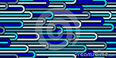 Seamless lines pattern, stripy geometric vector abstract background, linear stripy net, optical maze, web network. Blue color Vector Illustration