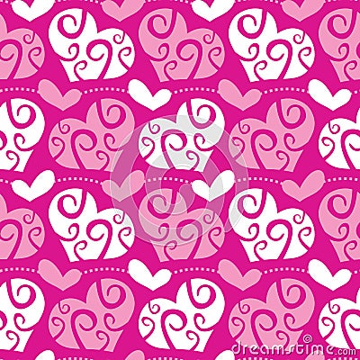 Seamless love pattern Vector Illustration