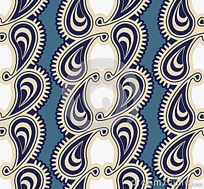 Seamless luxury paisley Vector Illustration